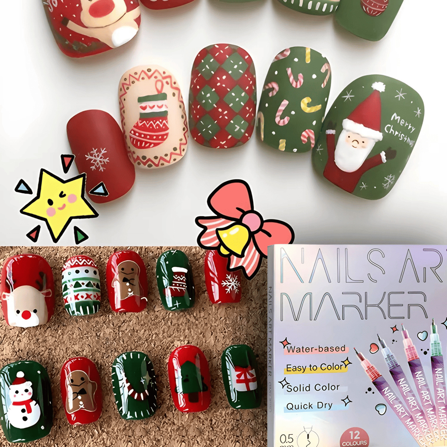 Nail Art Marker | Wasserdicht und schnell trocknend