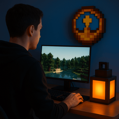 CraftClock – 3D Pixel Wanduhr