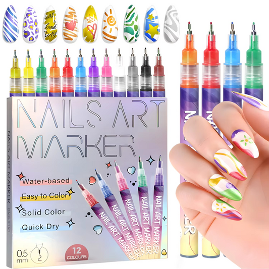 Nail Art Marker | Wasserdicht und schnell trocknend