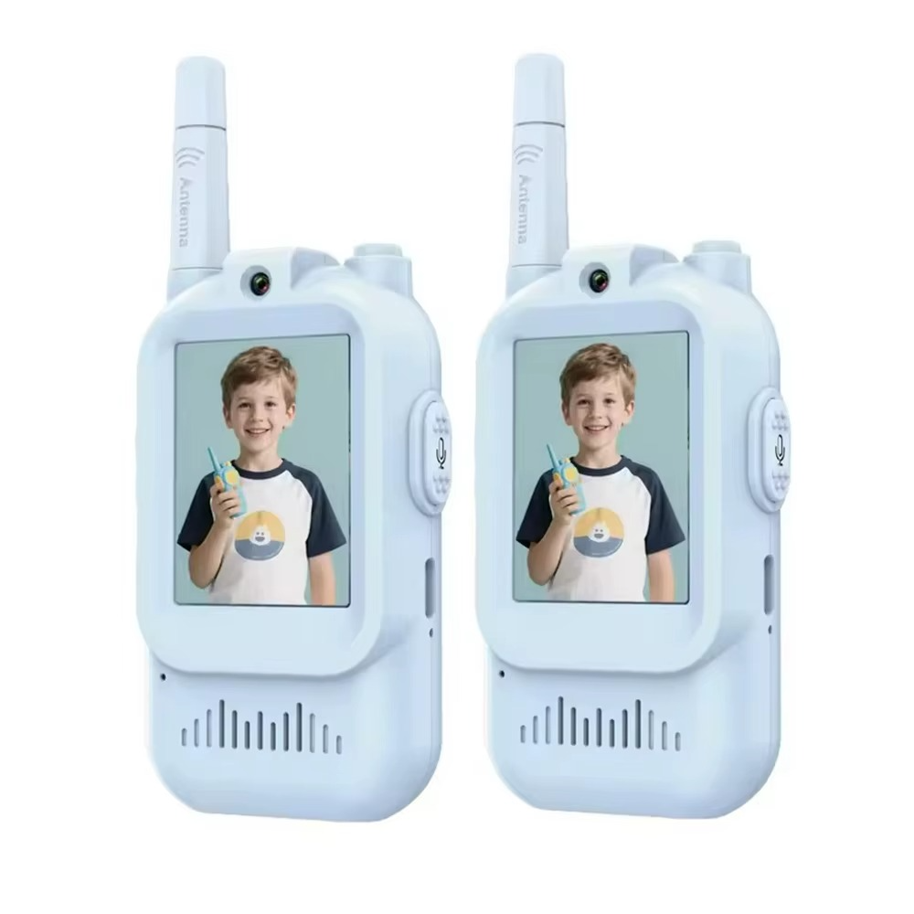 Walkie-Talkie 2er Set | Mit Kamera, Video & Spaß-Stimmen