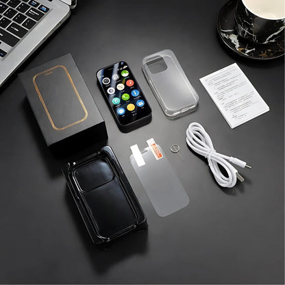 Mini Smartphone inkl. Handyhülle & Bildschirmfolie