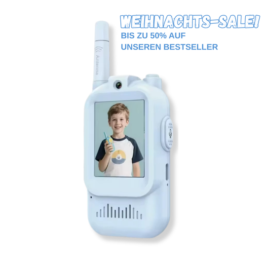 Walkie-Talkie 2er Set | Mit Kamera, Video & Spaß-Stimmen