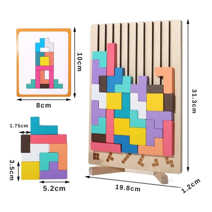 STAPLO | Das Stapel- & Denkspiel aus Holz